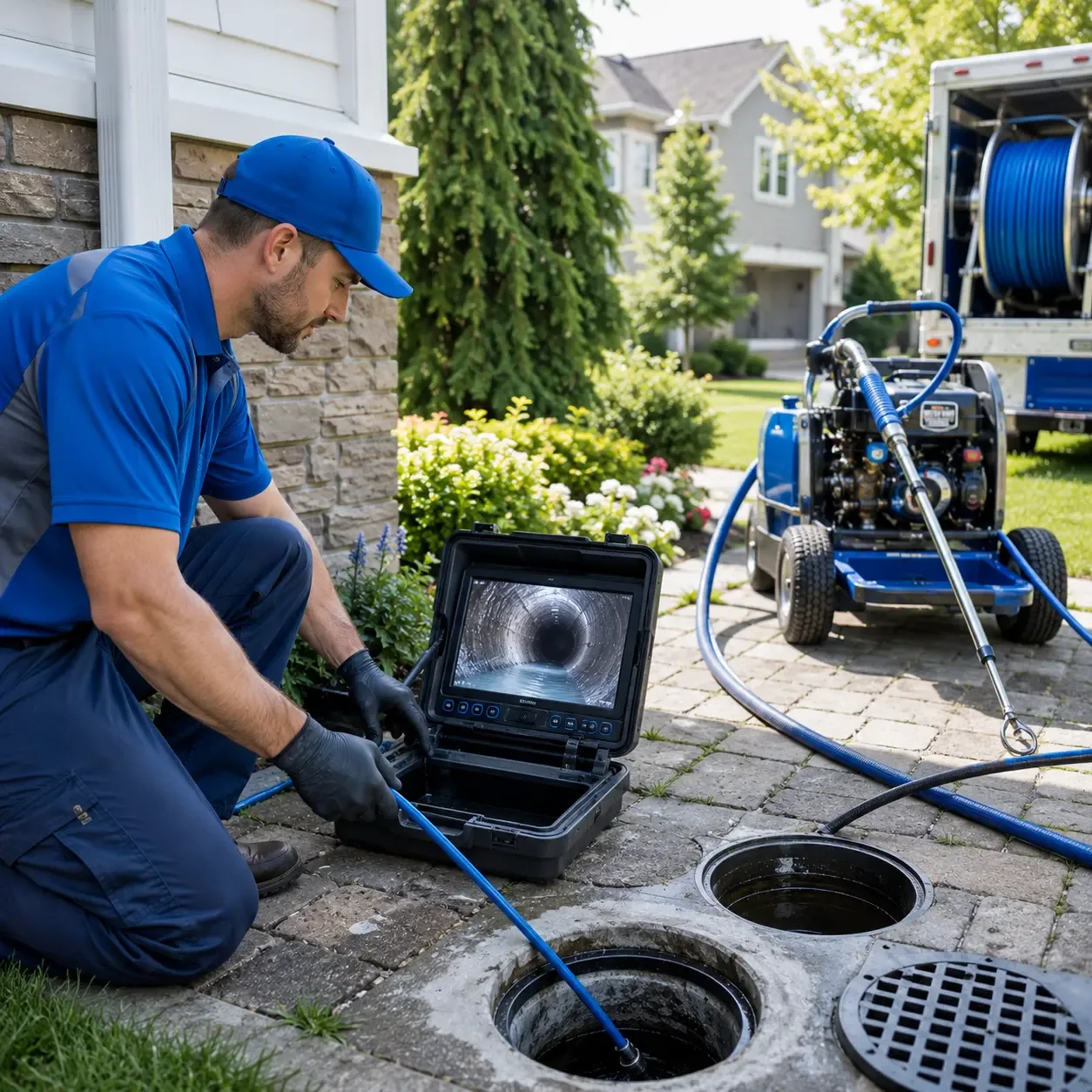 Outdoor drain cleaning professionals serving Trilla, IL