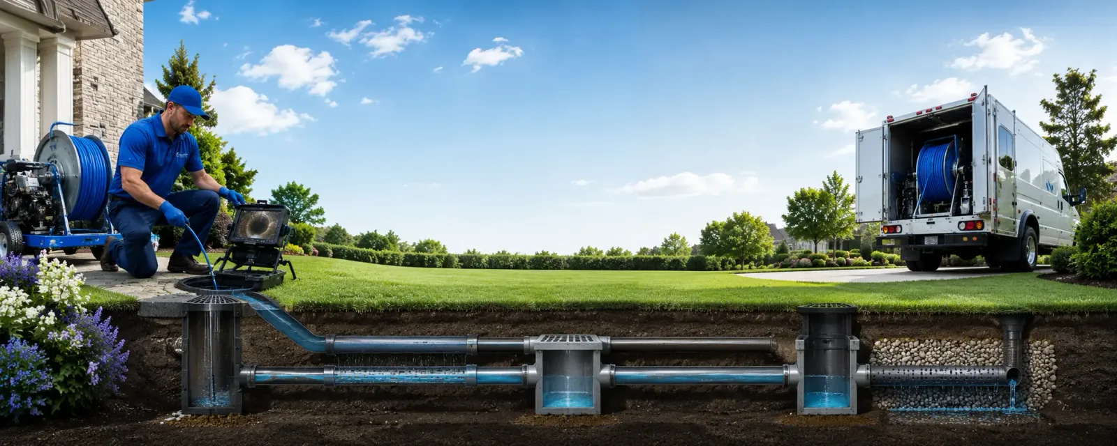Outdoor drain cleaning information for Trilla, IL