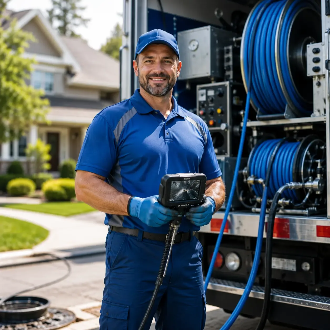 Local outdoor drain cleaning specialists in Trilla, IL